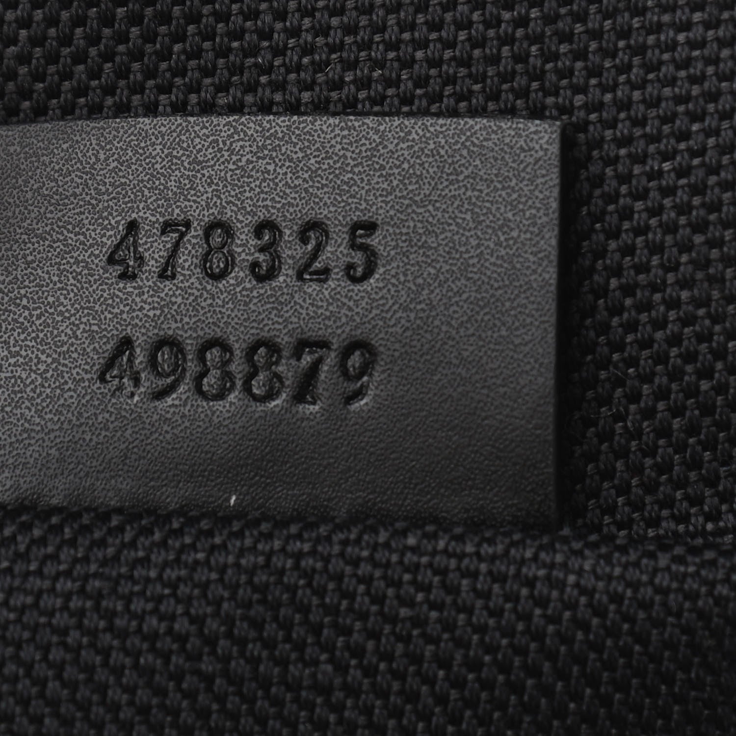 Gucci GG Supreme Monogram Web Belt Bag Black Grey 7 of 9