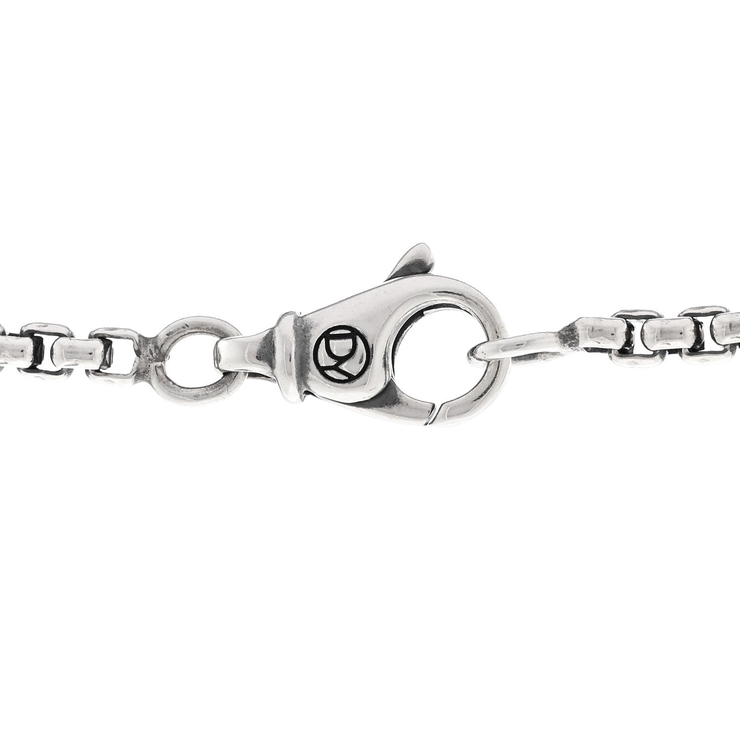 David Yurman Sterling Silver 2.7mm Small Box Chain Necklace 24" 4 of 4
