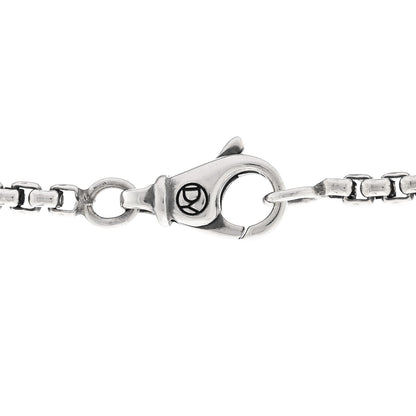 David Yurman Sterling Silver 2.7mm Small Box Chain Necklace 24" 4 of 4