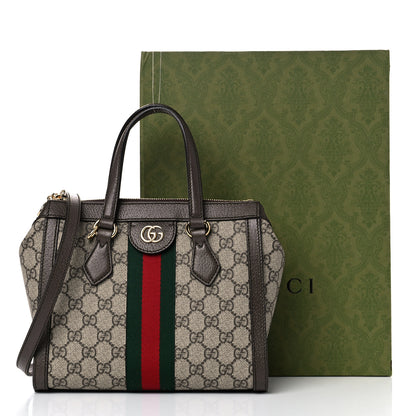 Gucci GG Supreme Monogram Small Ophidia Tote Bag Brown 12 of 12