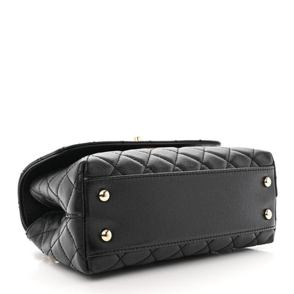 Chanel Caviar Quilted Mini Coco Handle Flap Black 4 of 11