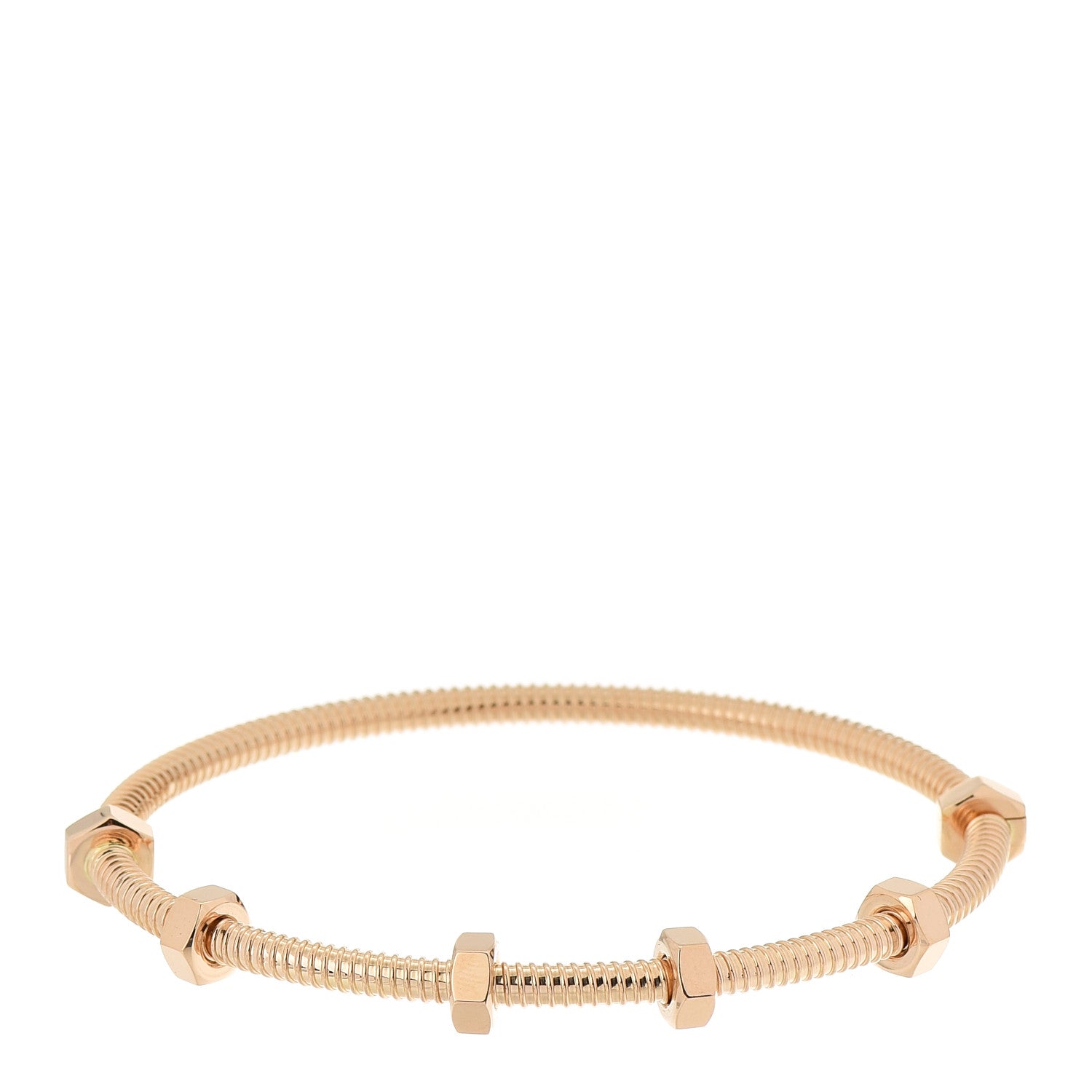 Cartier 18K Pink Gold Ecrou de Cartier Bracelet 18 1 of 4