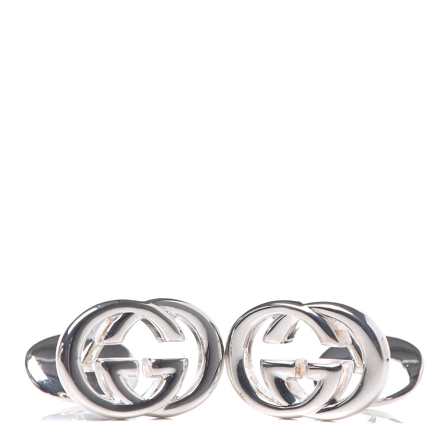 Sterling Silver Interlocking G Cufflinks
