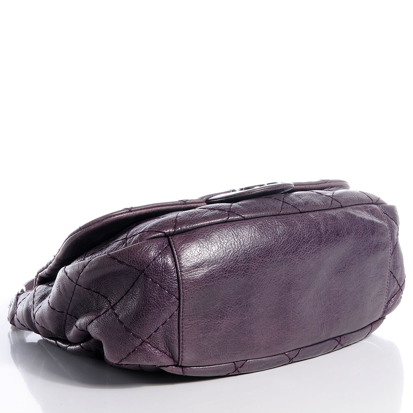 Glazed Calfskin On The Road XL Flap Purple