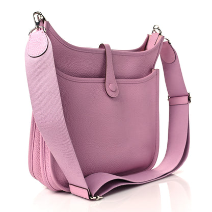 Hermes Taurillon Clemence Evelyne III PM Mauve Sylvestre 3 of 9