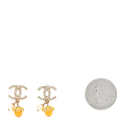Chanel Crystal CC Drop Earrings 2 of 5