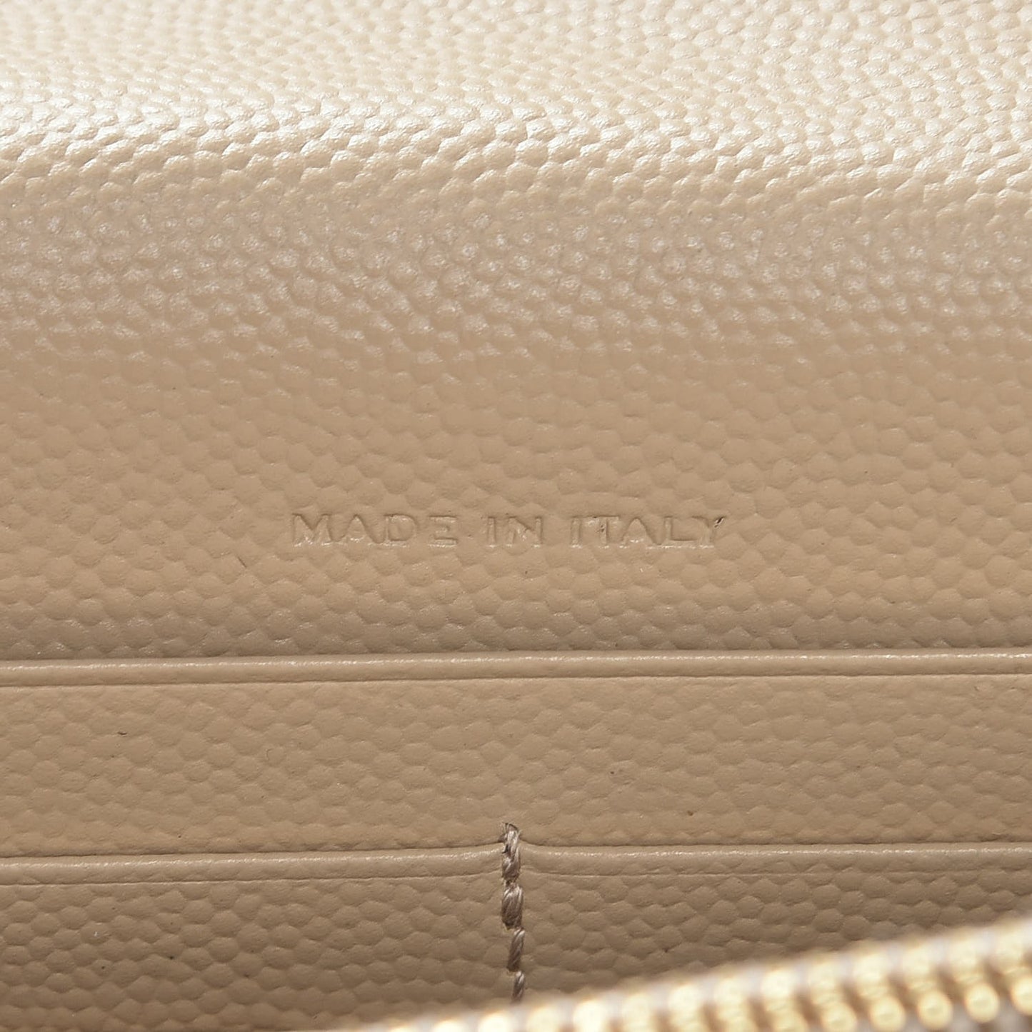 Grain De Poudre Matelasse Chevron Monogram Envelope Chain Wallet Nude Powder