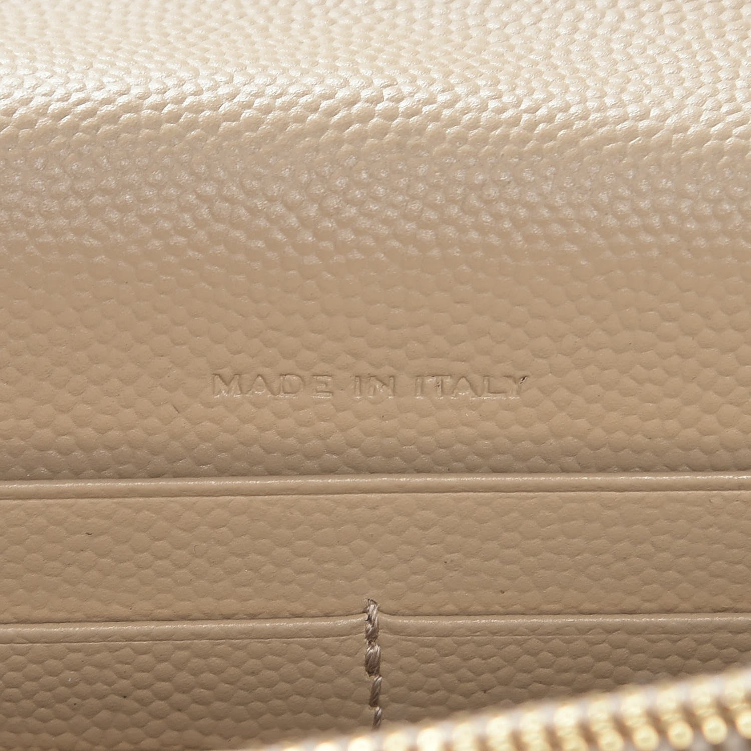 Saint Laurent Grain De Poudre Matelasse Chevron Monogram Envelope Chain Wallet Nude Powder 6 of 10
