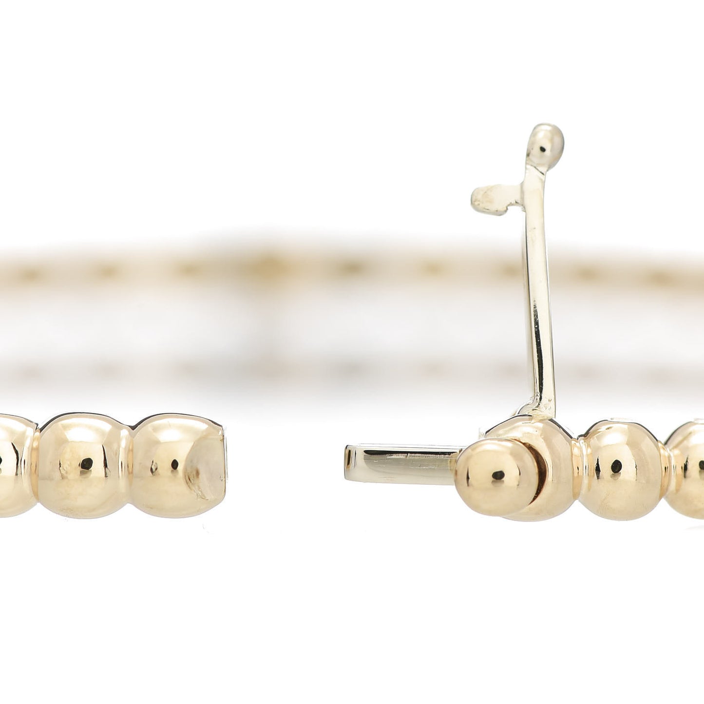 18K Yellow Gold Perlee Pearls of Gold Bracelet L