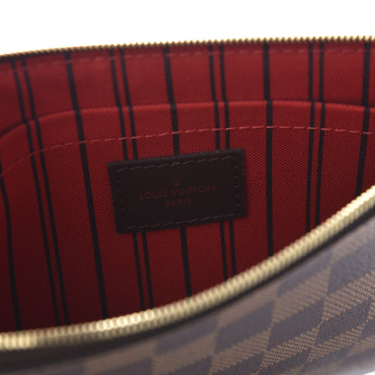 Louis Vuitton Damier Ebene Neverfull MM GM Pochette 9 of 10