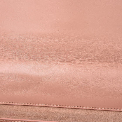Saint Laurent Calfskin Classic Monogram Cassandre Clutch Blush 8 of 12