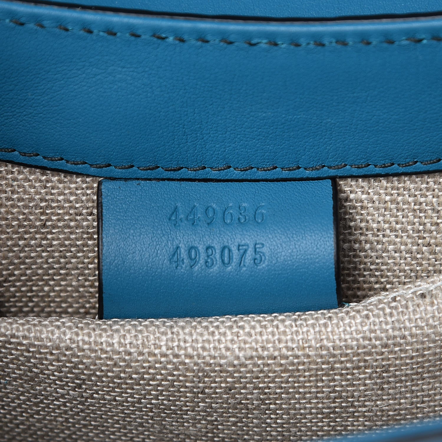 Gucci Microguccissima Mini Emily Shoulder Bag Deep Cobalt 7 of 8