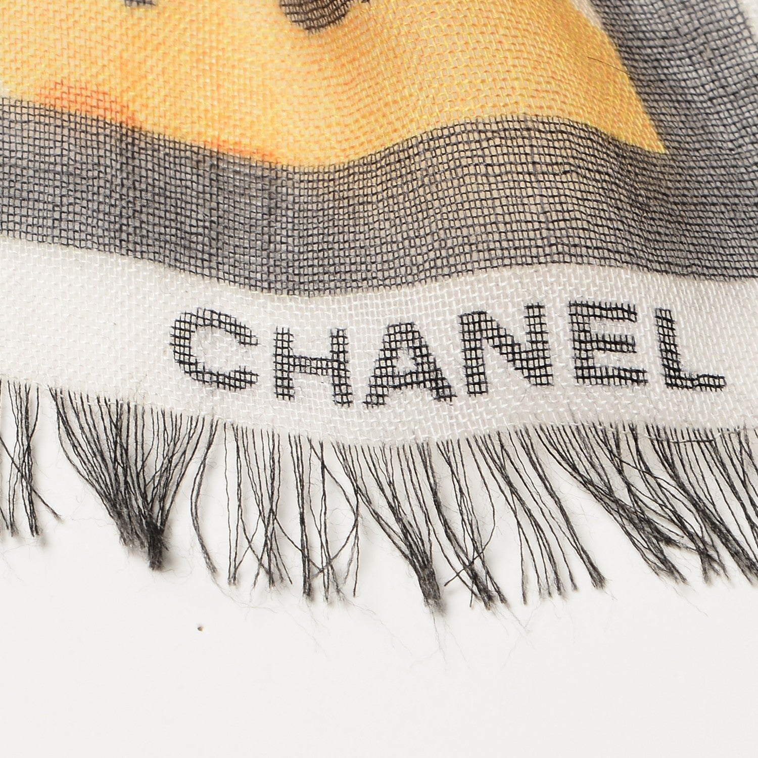 Chanel Cashmere Silk CCStole 4 of 6