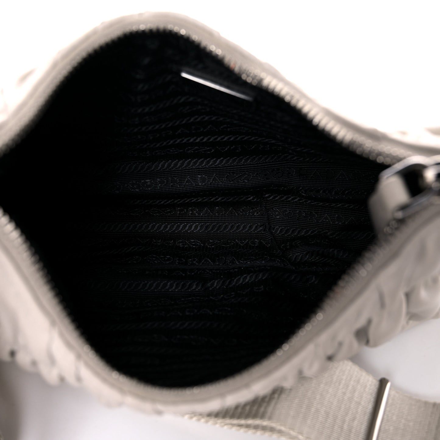 Nappa Gaufre Re-Edition 2005 Shoulder Bag Talco