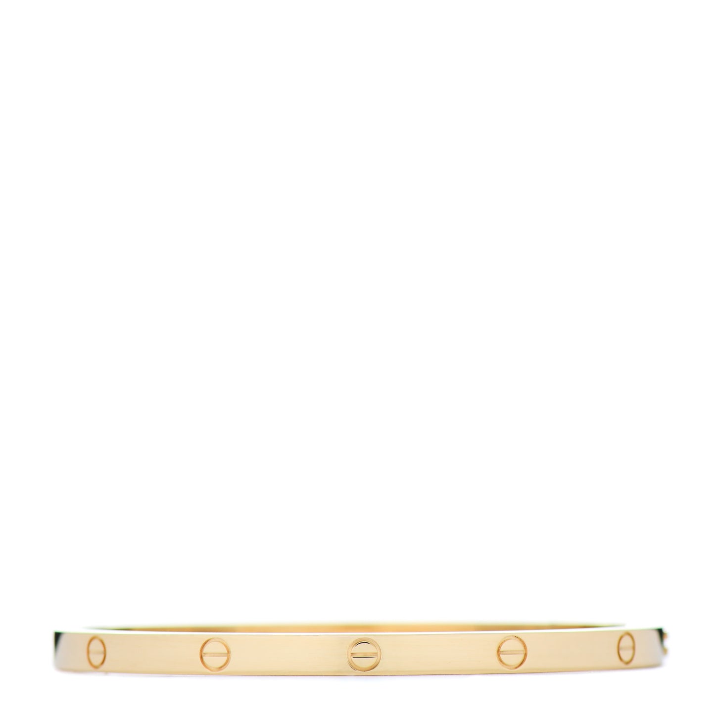 18K Yellow Gold Small LOVE Bracelet 15