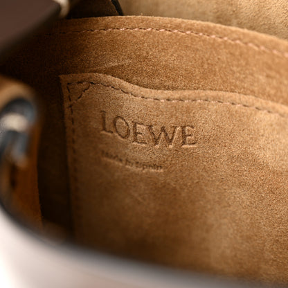 Loewe Calfskin Small Gate Crossbody Bag Oxblood Tan Taupe 6 of 9