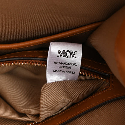 MCM Visetos Klassik Tote Cognac 8 of 11