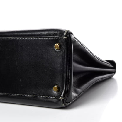 Hermes Box Kelly Retourne 32 Black 8 of 49