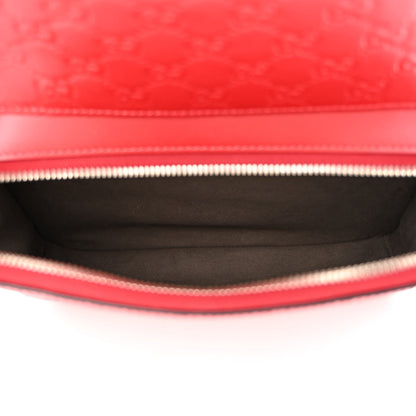 Gucci Guccissima Signature Day Backpack Hibiscus Red 6 of 11