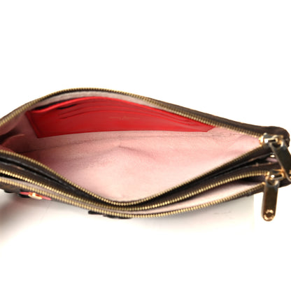 Louis Vuitton Monogram Blooming Flowers Double Zip Pochette 4 of 8