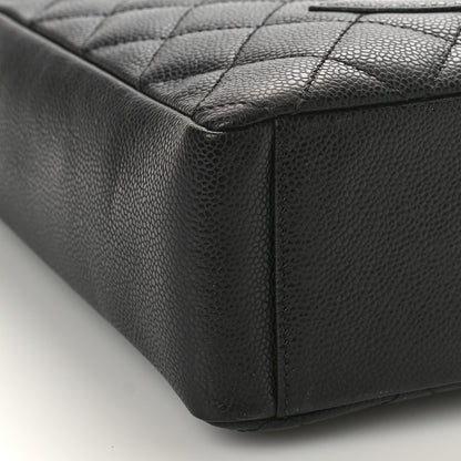 Chanel Caviar Quilted Petit Shopping Tote PST Black 8 of 9