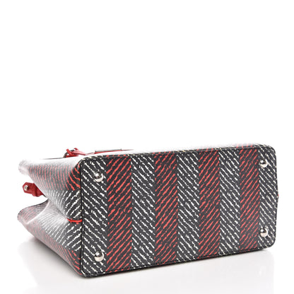 Fendi Vitello Elite Petite 2Jours Tote Papavero Rosso 5 of 9