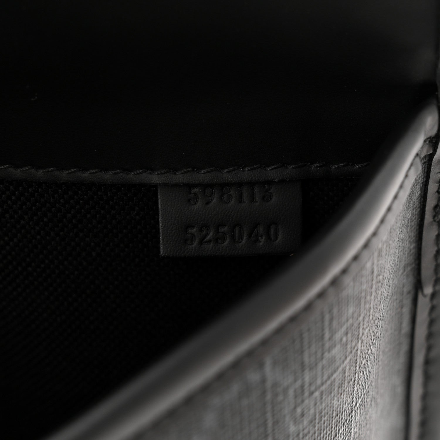 Gucci GG Supreme Monogram Web Slim Belt Bag Black Grey 7 of 10