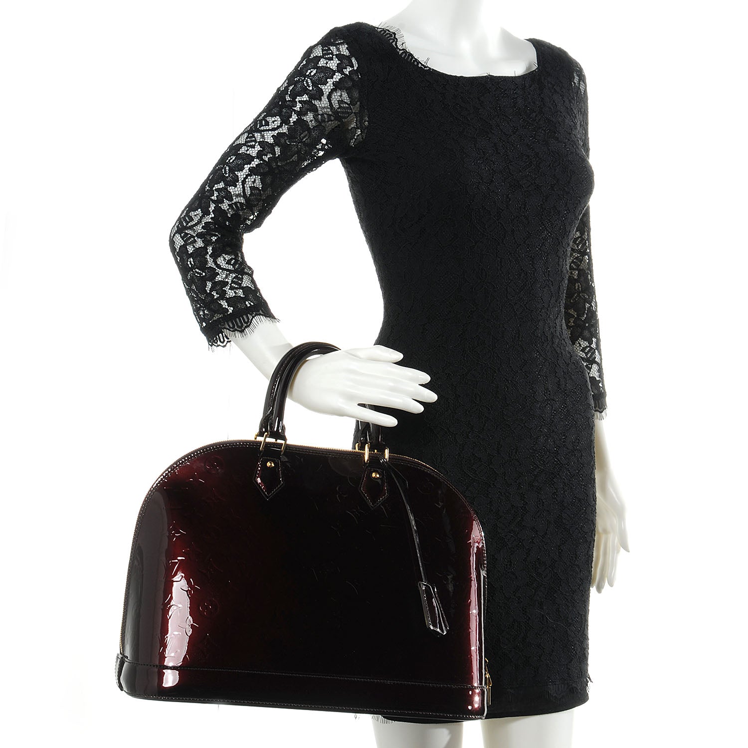Louis Vuitton Vernis Alma GM Amarante 2 of 8