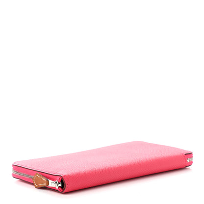 Hermes Epsom Silk'in Wallet Rose Extreme 4 of 7