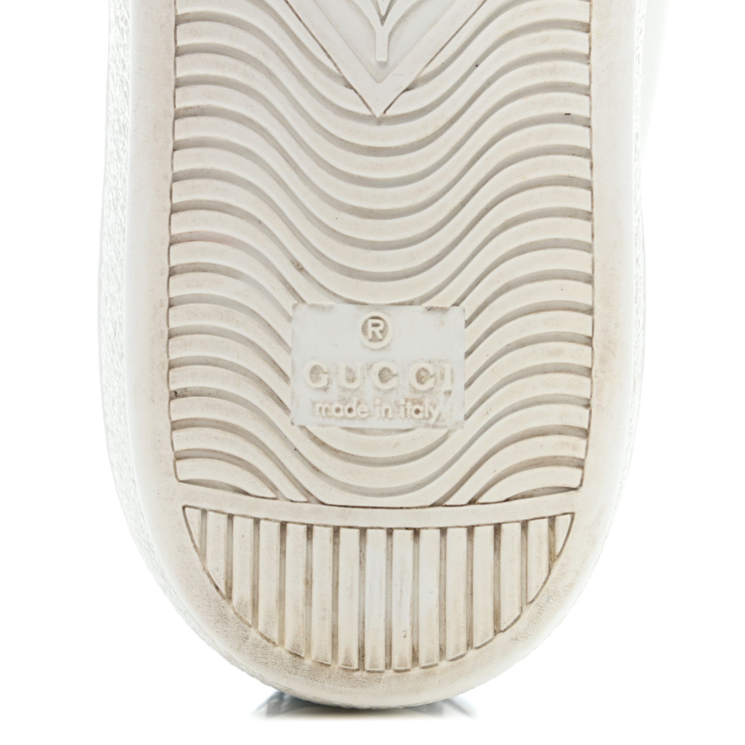 Gucci Calfskin Ayers Web Heart Embroidered Womens Ace Sneakers 39 White 5 of 6