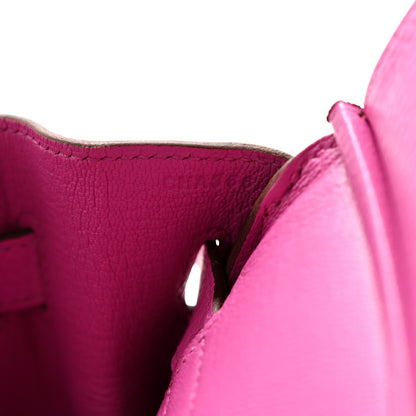 Hermes Taurillon Clemence Birkin 30 Magnolia 7 of 11