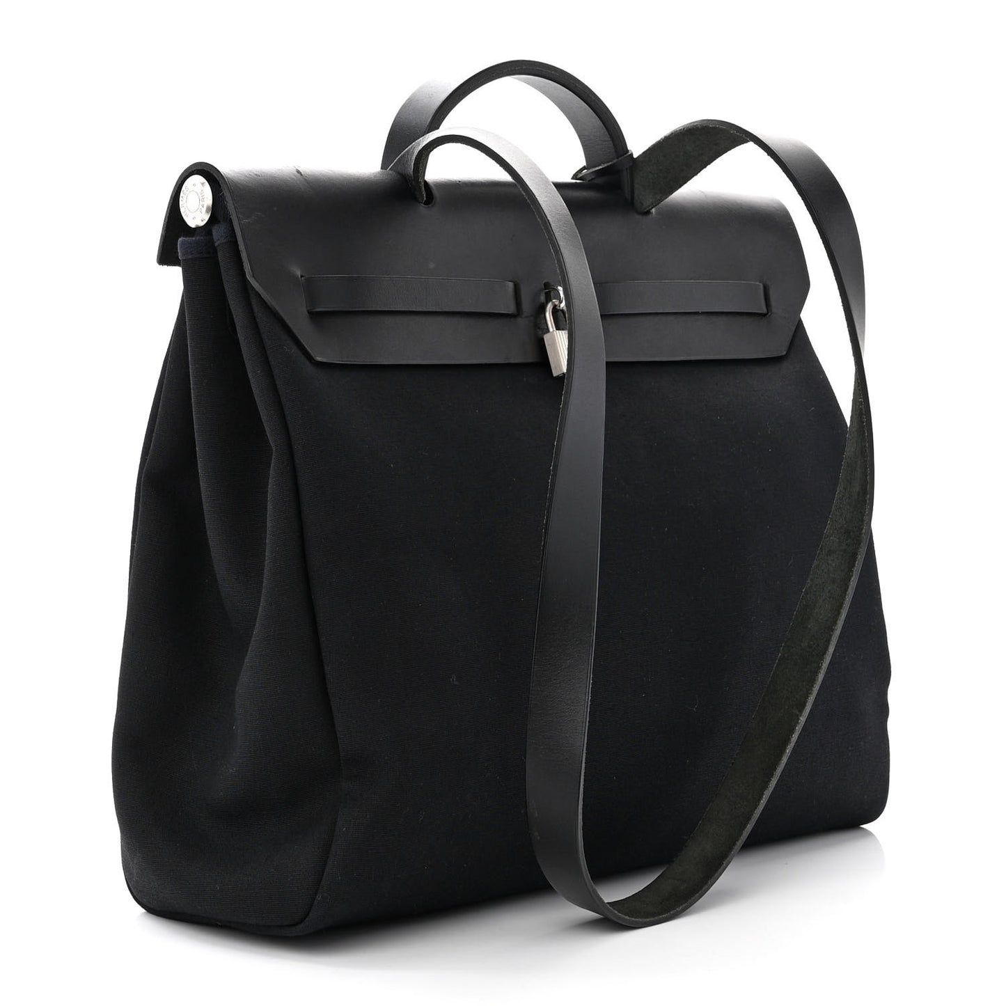 Toile Vache Calfskin Herbag 39 MM Black