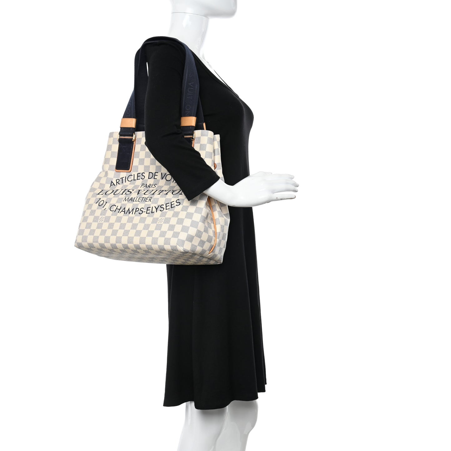 Damier Azur Beach Cabas PM