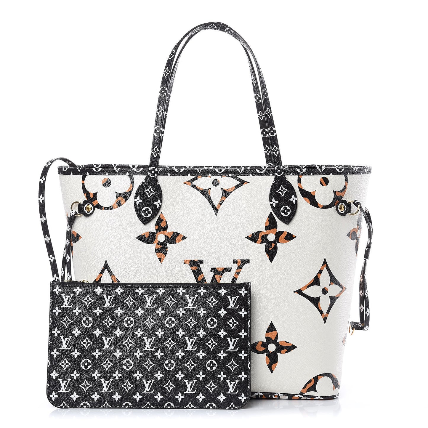 Monogram Giant Jungle Neverfull MM Ivory
