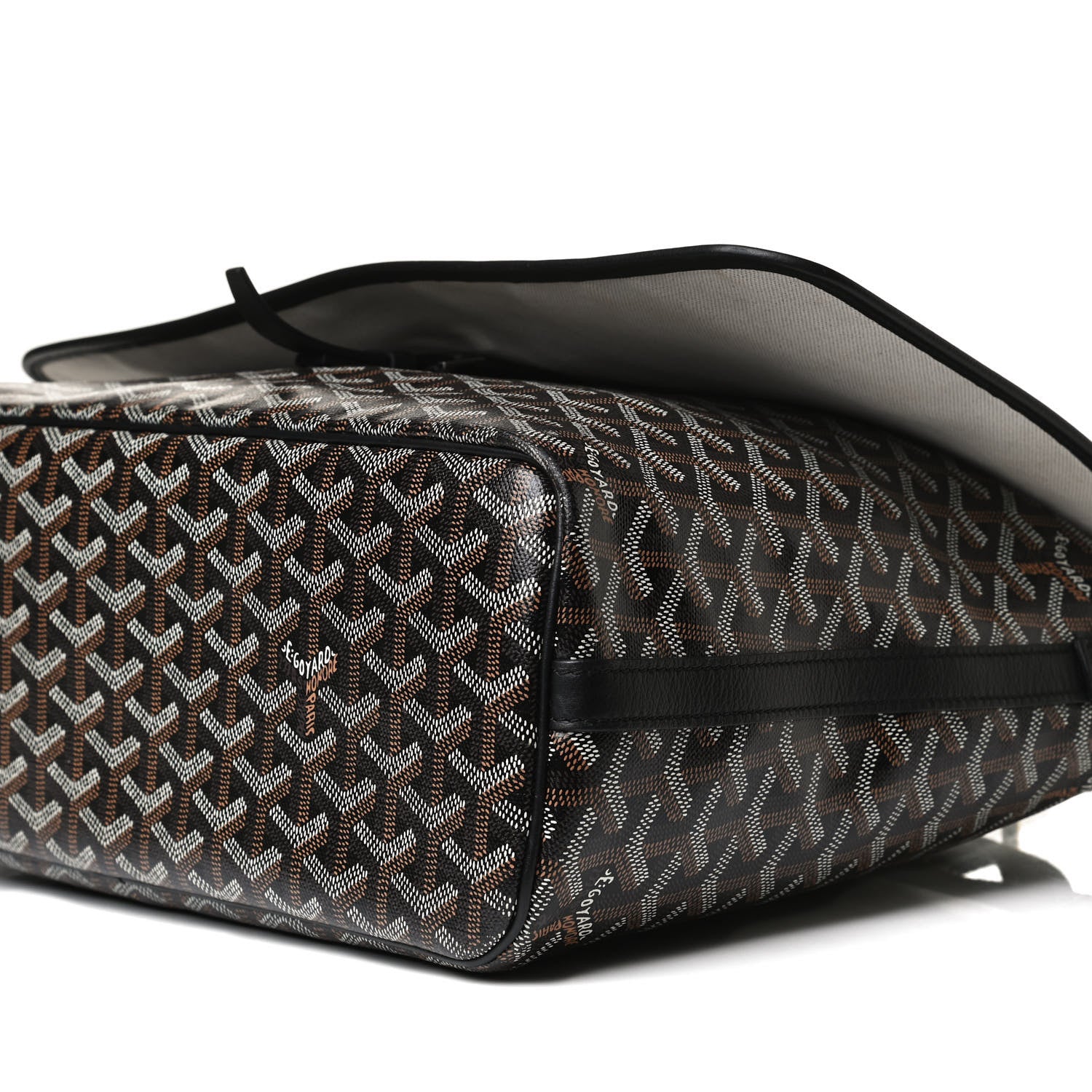 Goyard Goyardine Capetien Messenger Bag Black 8 of 13