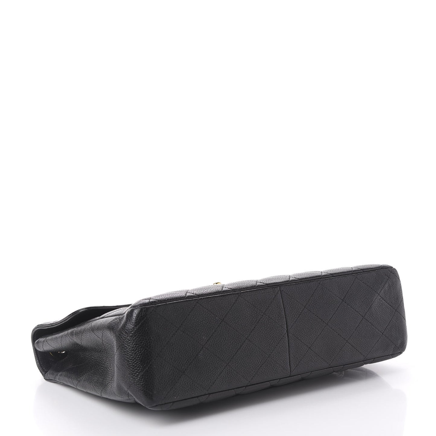 Caviar Quilted Jumbo Single Flap Black