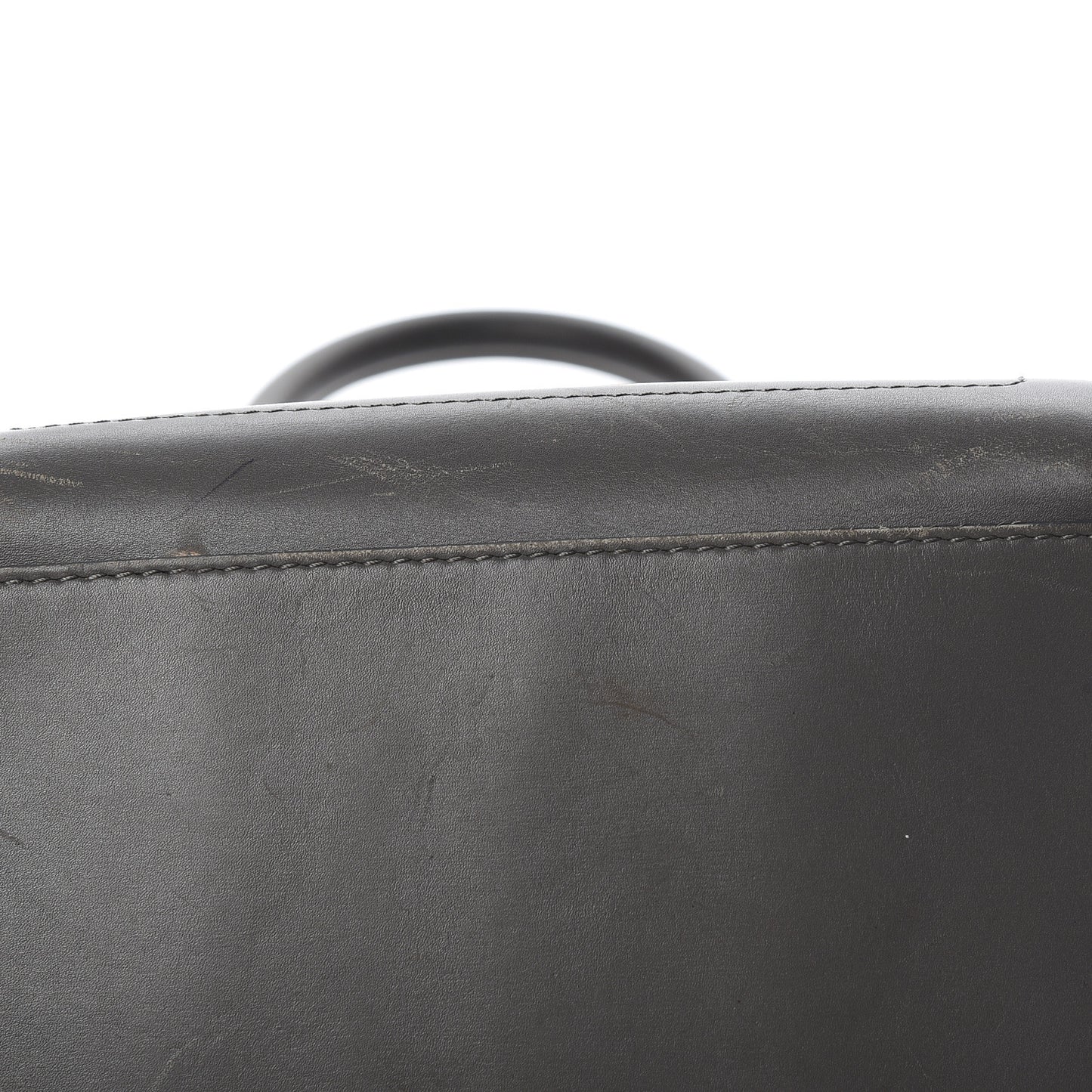 Smooth Calfskin Mini Luggage Smoke