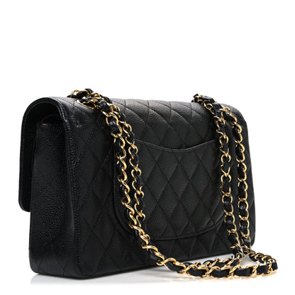 Chanel Caviar Quilted Medium Double Flap Black 3 of 11