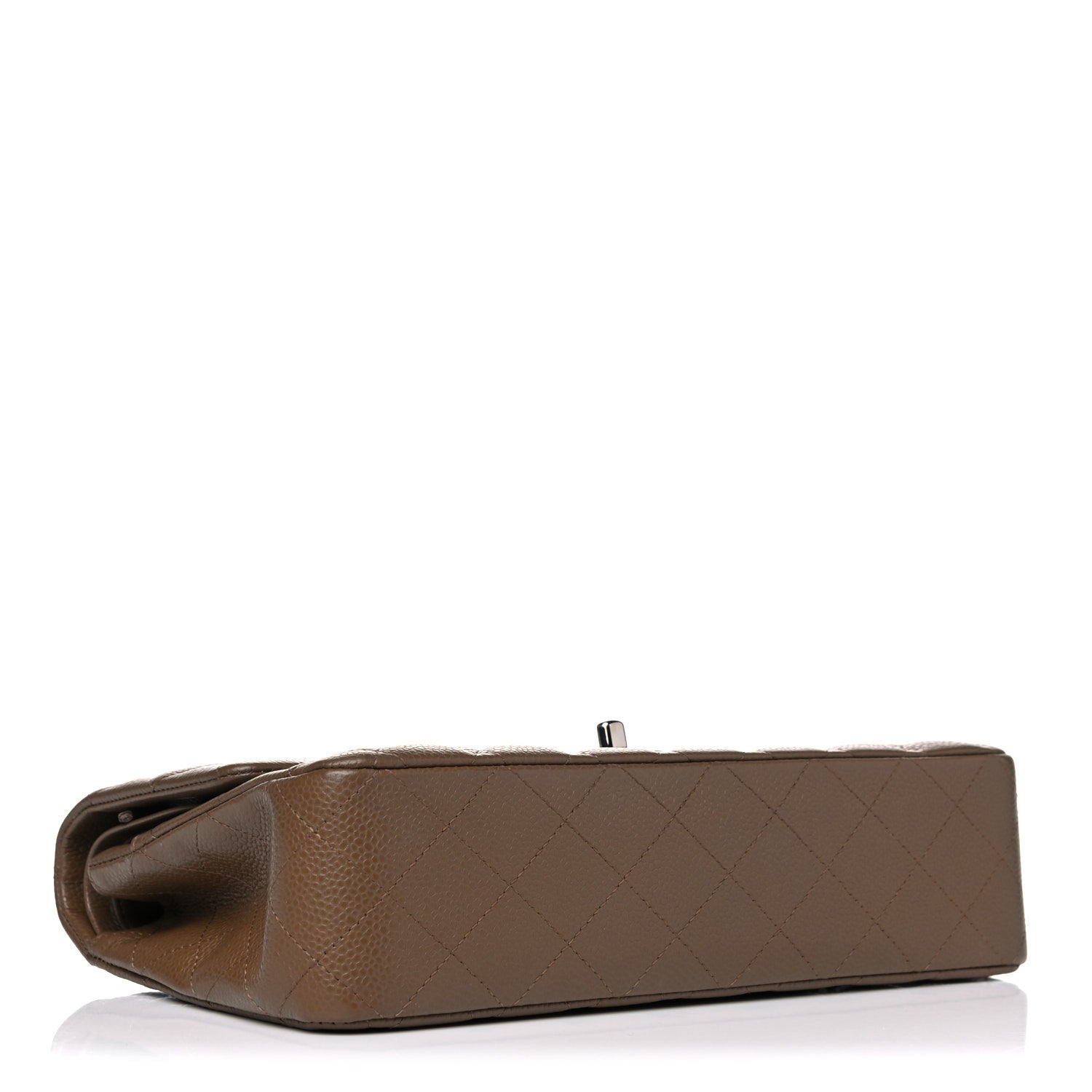 Chanel Caviar Quilted Medium Double Flap Brown 3 of 11