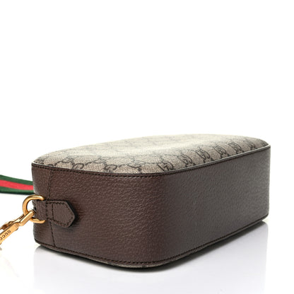Gucci GG Supreme Monogram Web Neo Vintage Shoulder Bag Beige New Acero Crop 3 of 8