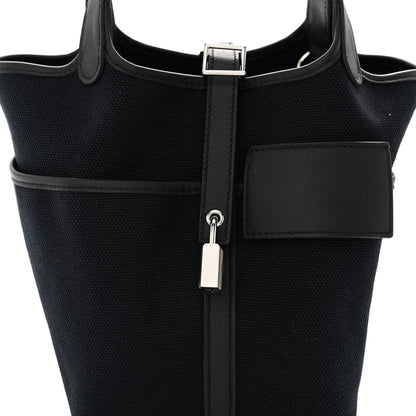 Hermes Toile Goeland Swift Cargo Picotin Lock 18 Caban Black 8 of 11