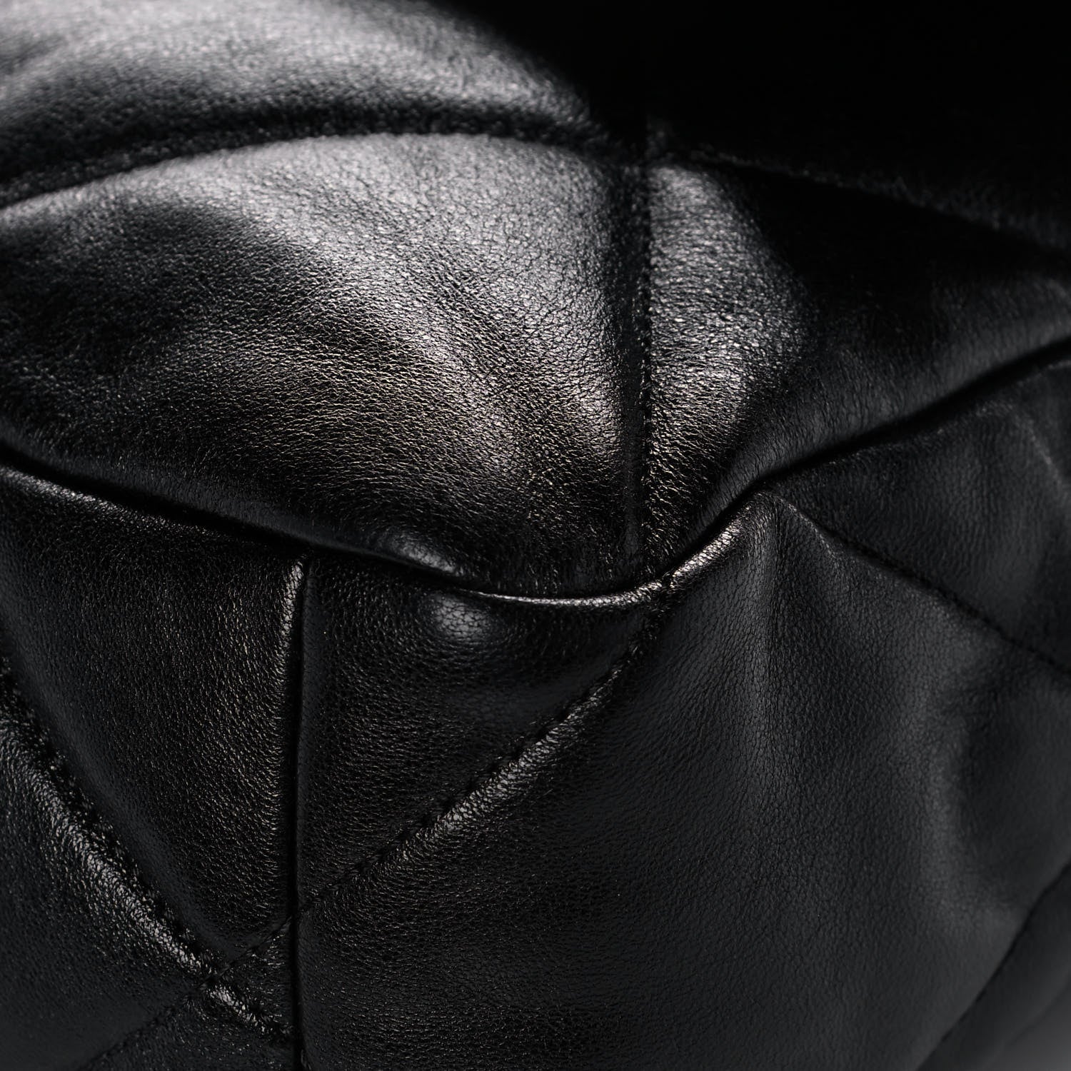 Chanel Goatskin Quilted Large Chanel 19 Flap Black 11 of 15