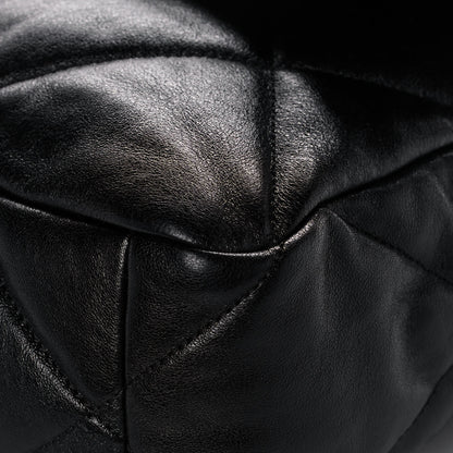 Chanel Goatskin Quilted Large Chanel 19 Flap Black 11 of 15