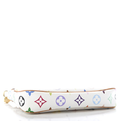 Louis Vuitton Monogram Multicolor Pochette Accessories White 4 of 10