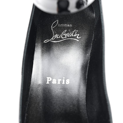 Christian Louboutin Patent Calfskin So Sab 85 Pumps 39 Black 7 of 8