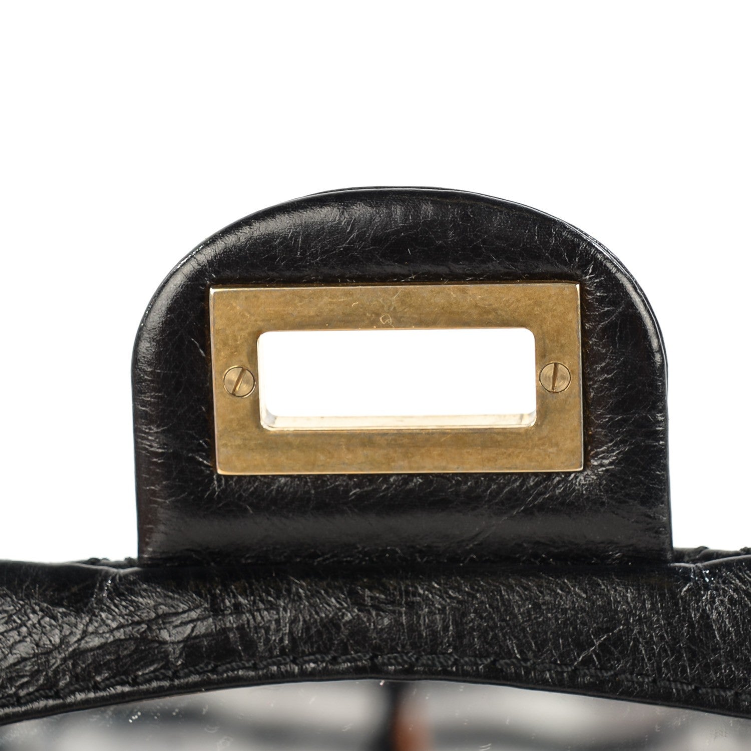 Chanel Glazed Calfskin 2.55 Reissue East West Clutch Black 6 of 8