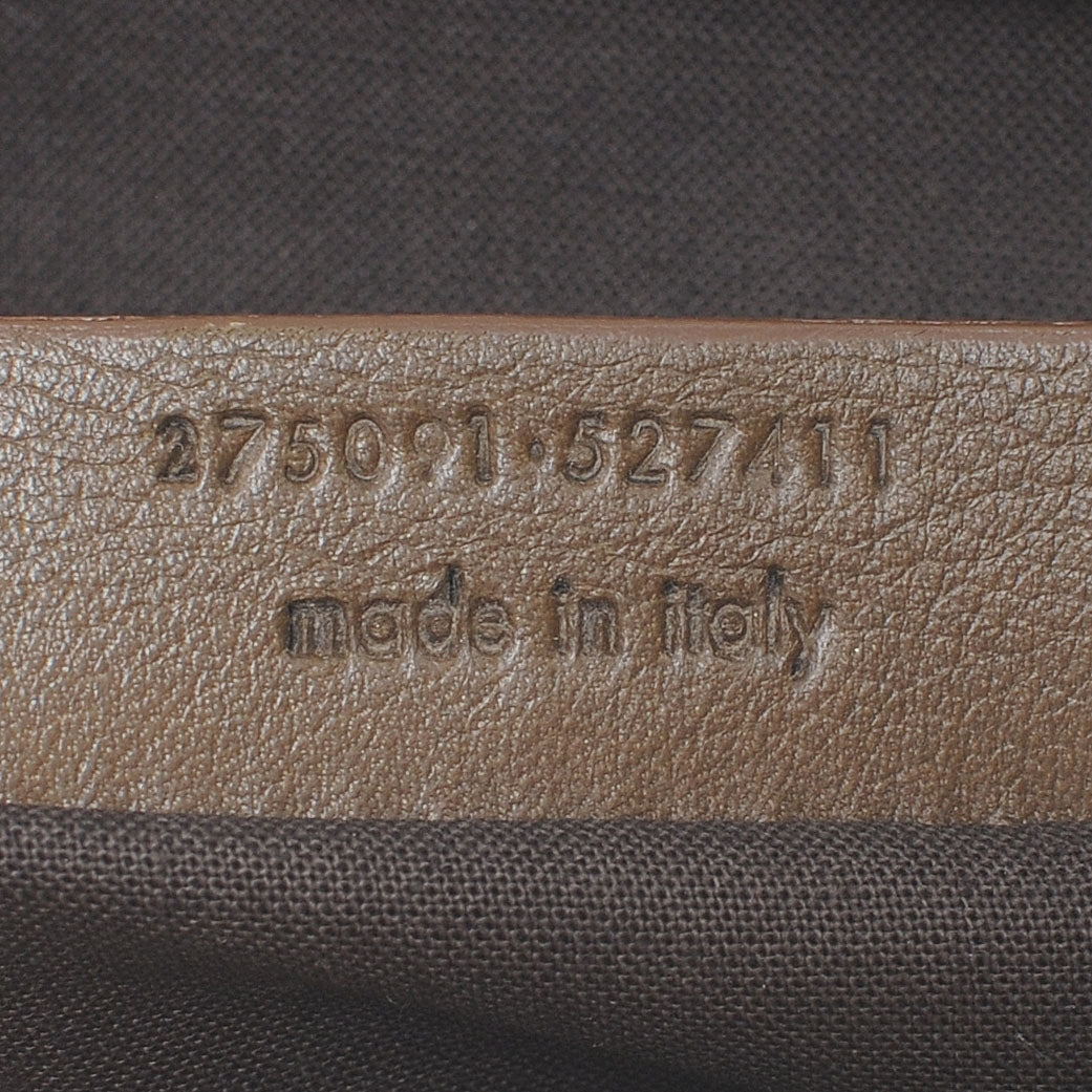 Perforated Leather Large Cabas Chyc Metallic Bronze