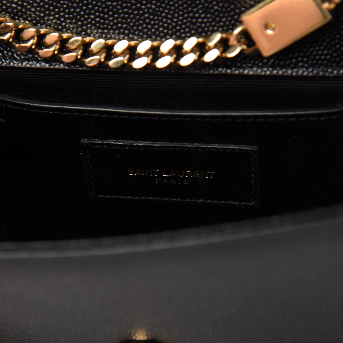 Grain De Poudre Small Monogram Kate Satchel Black