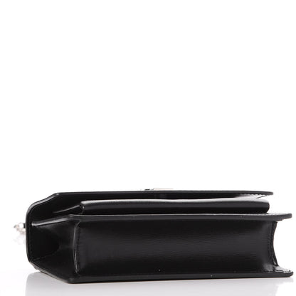 Saint Laurent Calfskin Monogram Sunset Chain Wallet Black 4 of 6