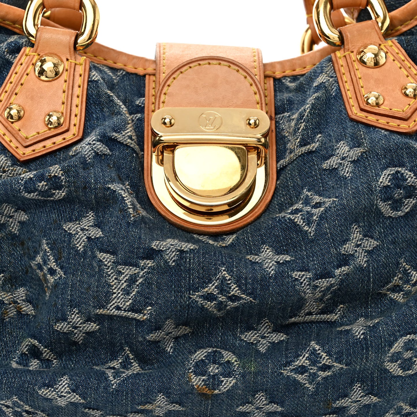 Monogram Denim Pleaty Blue